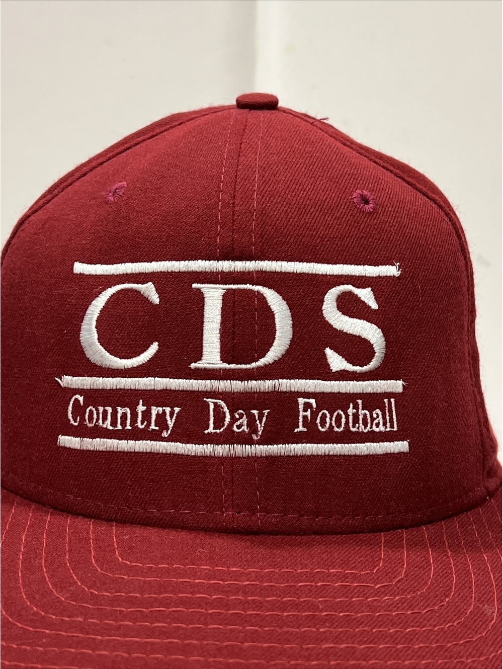 Vintage New ERA Country Day Football CDS Gridiron Teams Baseball Cap USA Sz M/L - Picture 3 of 9